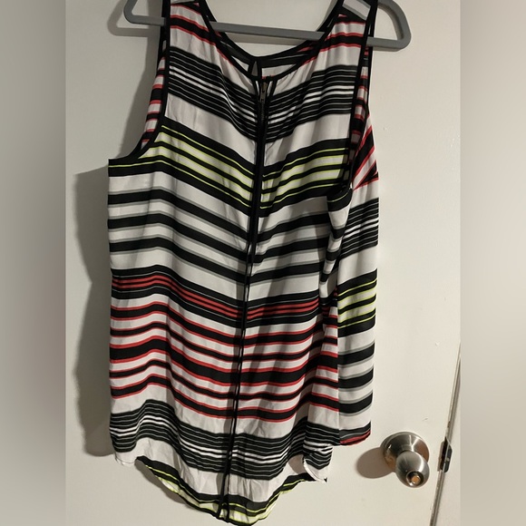 Maurice’s Women’s Multicolor Sleeveless Tank Top Shirt Size 3 - Picture 5 of 8
